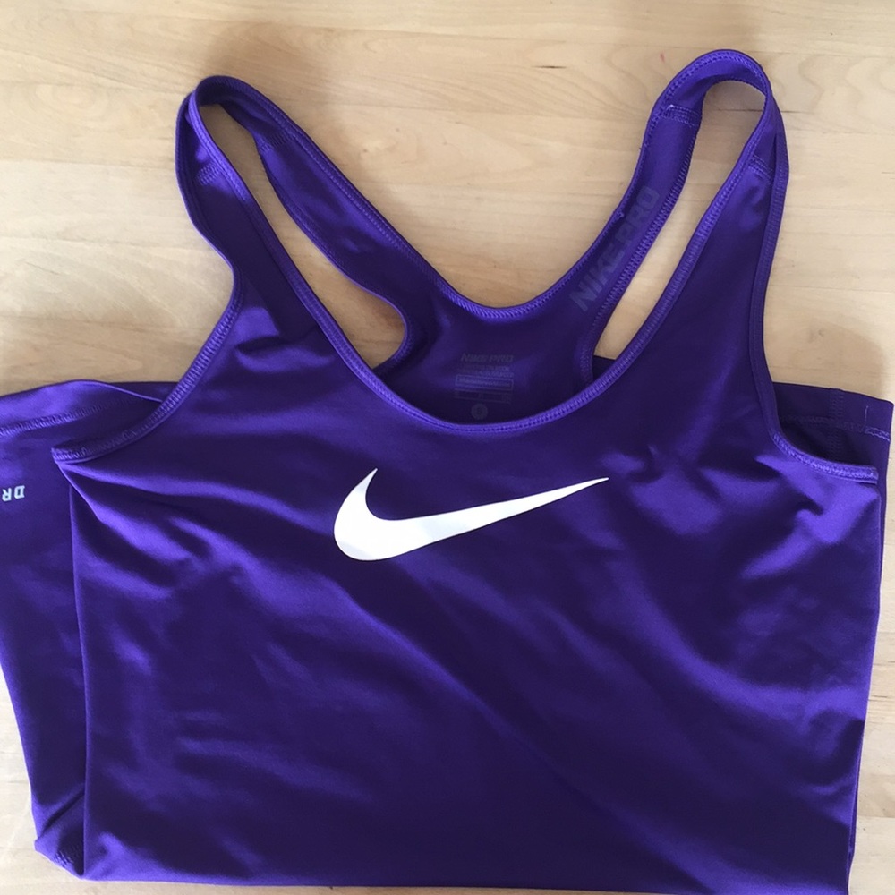 Purple Nike dry fit tank top